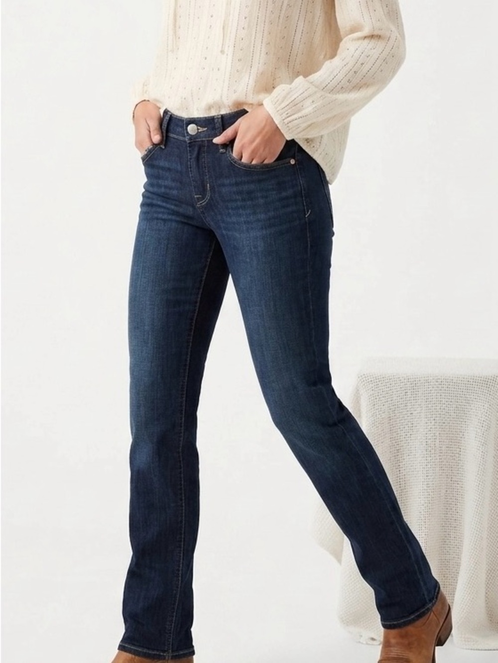 Gap 1969 Real Straight Dark Wash Jeans 28 6R EUC